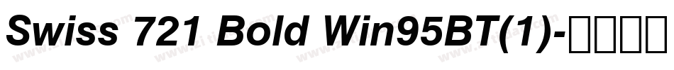 Swiss 721 Bold Win95BT(1)字体转换